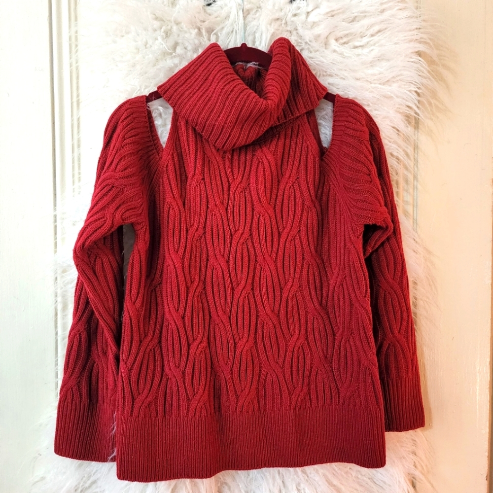 Anthropologie Off Shoulder Sweater